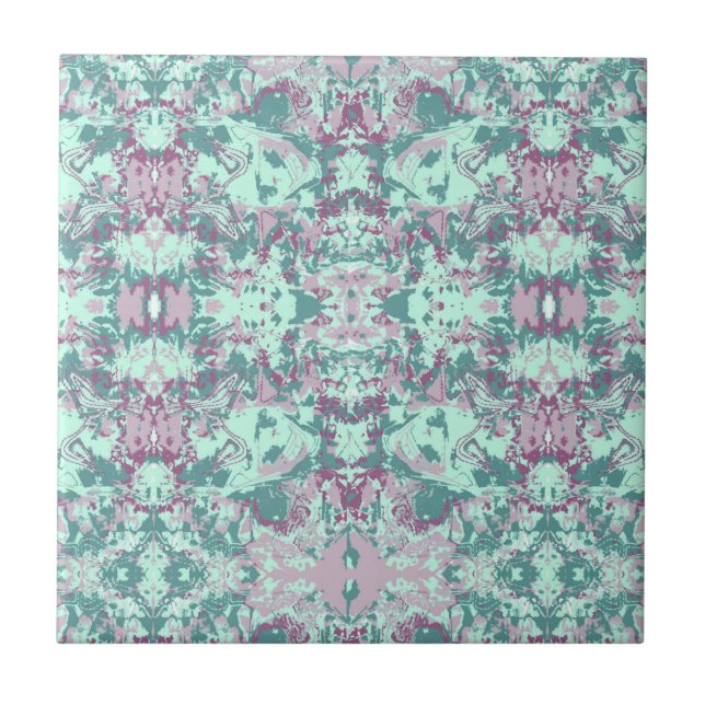 Tropical Abstract Exclusive Pattern Ceramic Tile (Front)