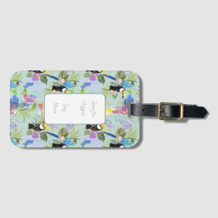 Tropical Abstractions  Luggage Tag