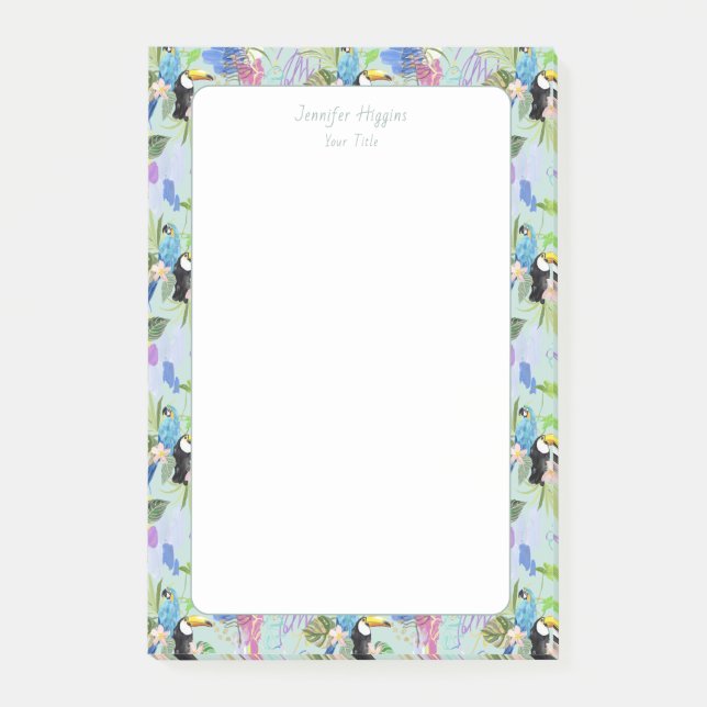 Tropical Abstractions  Post-it Notes (Front)