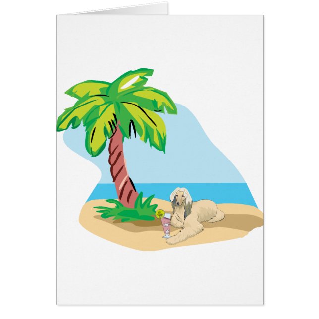 Tropical Afghan Hound (Front)