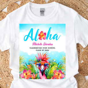 Tropical Aloha Graduation Party T-Shirt