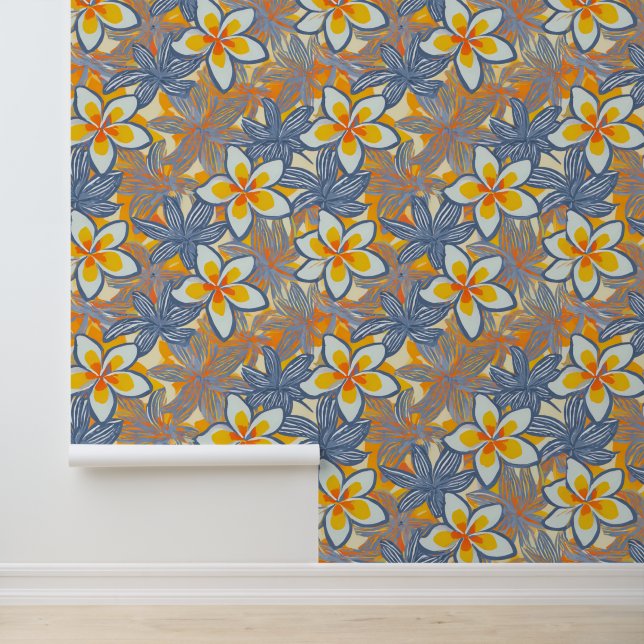 Tropical aloha print wallpaper (Application)