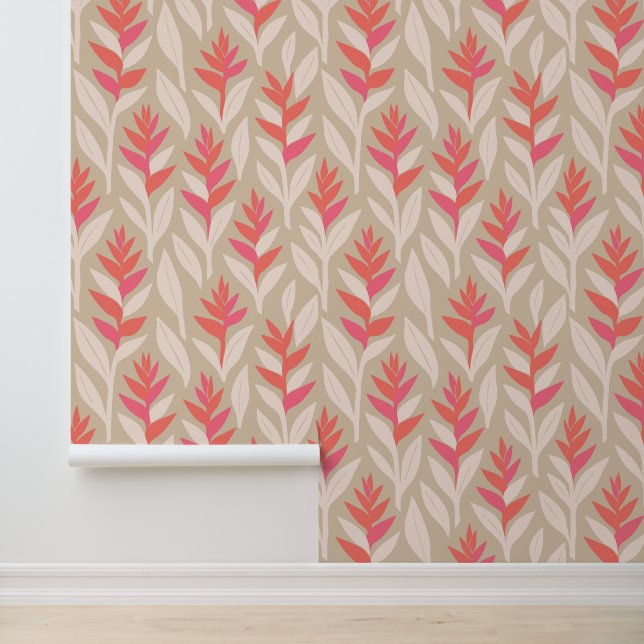 Tropical aloha print wallpaper (Application)