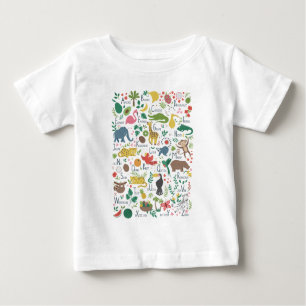 Tropical Alphabet for Children Baby T-Shirt