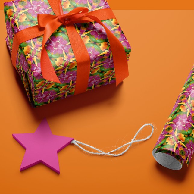 Tropical and Vibrant Aloha Collection  Wrapping Paper Sheet (Creator Uploaded)