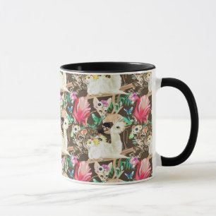 Tropical Animal Pattern Mug