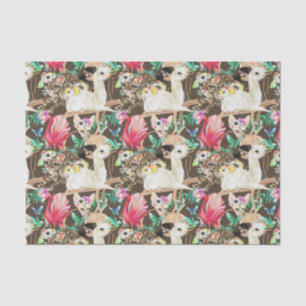 Tropical Animal Pattern Tissue Paper