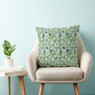 Tropical Animal Print &Greenery Series Design 12 Cushion