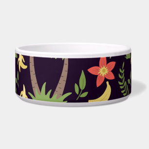 Tropical animals seamless pattern monkey & macaw