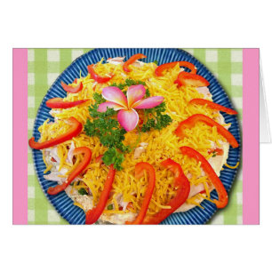 Tropical Appetizer With Frangipani Plumeria Flower