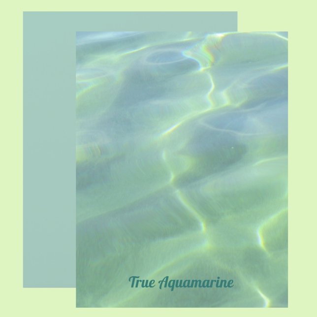 Tropical Aquamarine Water Scrapbook Paper (Creator Uploaded)