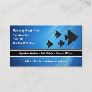Tropical Aquarium Business Cards