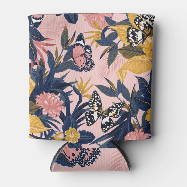 Tropical Art: Bright Forest Patterns Can Cooler (Front)