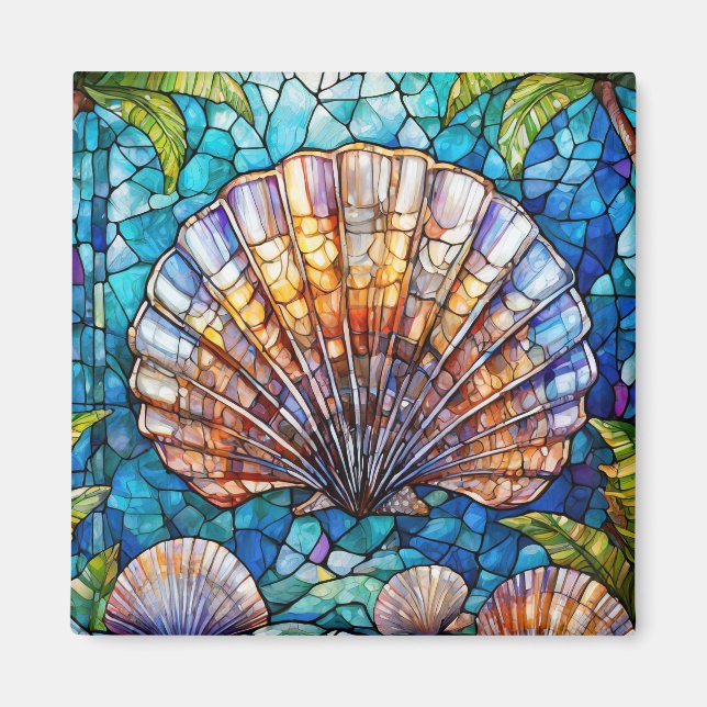 Tropical art magnet (Front)