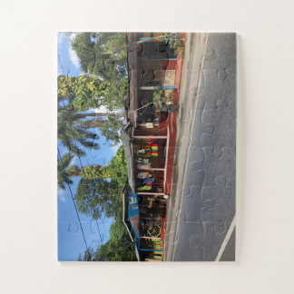 Tropical Artisan Roadside Market Jigsaw Puzzle