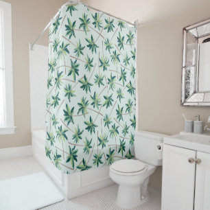 Tropical Australian Foxtail Palm Shower Curtain