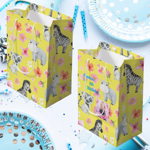 Tropical Baby Animals Gift Bag for Kids Birthday