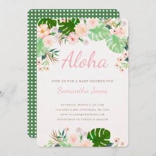 Tropical Baby Shower Invite