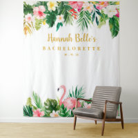 Tropical Bachelorette Backdrop, Photobooth Prop