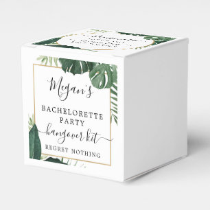 Tropical Bachelorette Party Hangover Survival Kit Favour Box