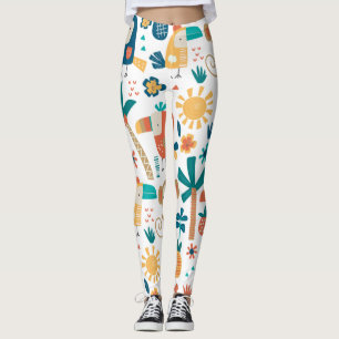 Tropical Backyard Arts Leggings