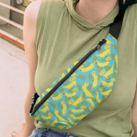 Tropical Banana Dogs Cute Patterned