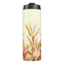 Tropical Banana Leaves Thermal Tumbler