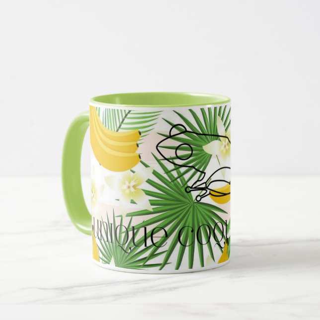 Tropical Banana Mug (Front Left)