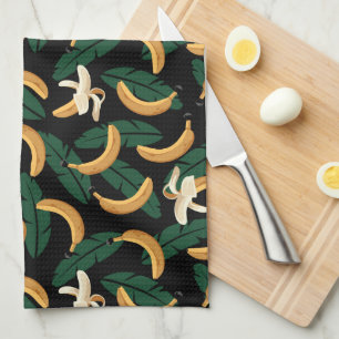 Tropical Bananas Tea Towel