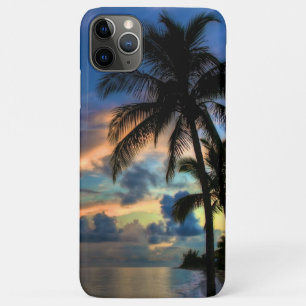 Tropical Beach and Palm Trees iPhone 11 Pro Max Case