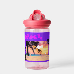 Tropical Beach Animals for Kids Water Bottle