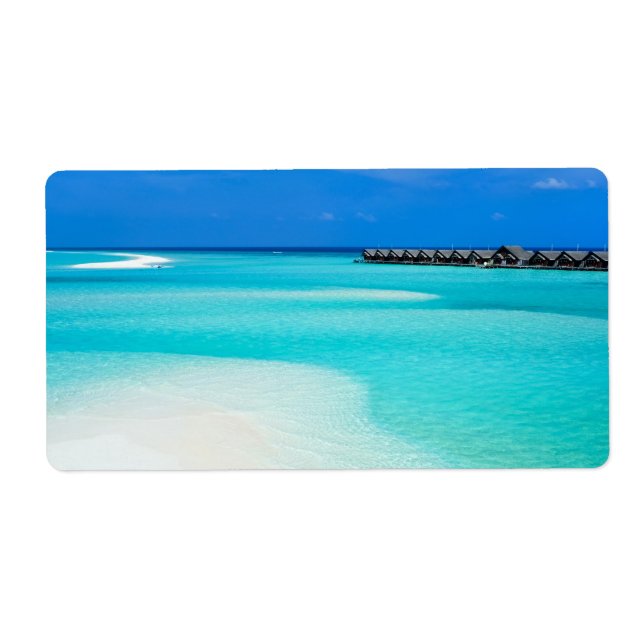 Tropical beach at Maldives (Front)