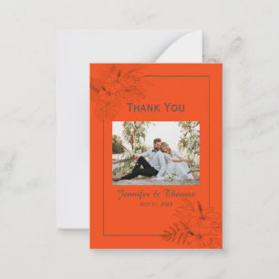 Tropical Beach Boho Summer Thank You Card