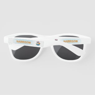 Tropical Beach Boy Birthday Sunglasses