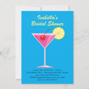 Tropical Beach Bridal Shower Invitation