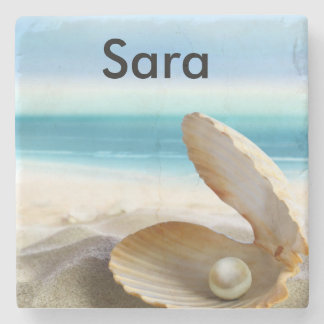 Tropical Beach Coaster Customised