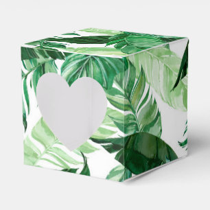 Tropical Beach Foliage Favour Box