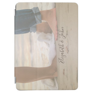 Tropical Beach,Foots,Waves -Personalised iPad Air Cover