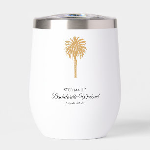 Tropical Beach Gold Palm Destination Bachelorette