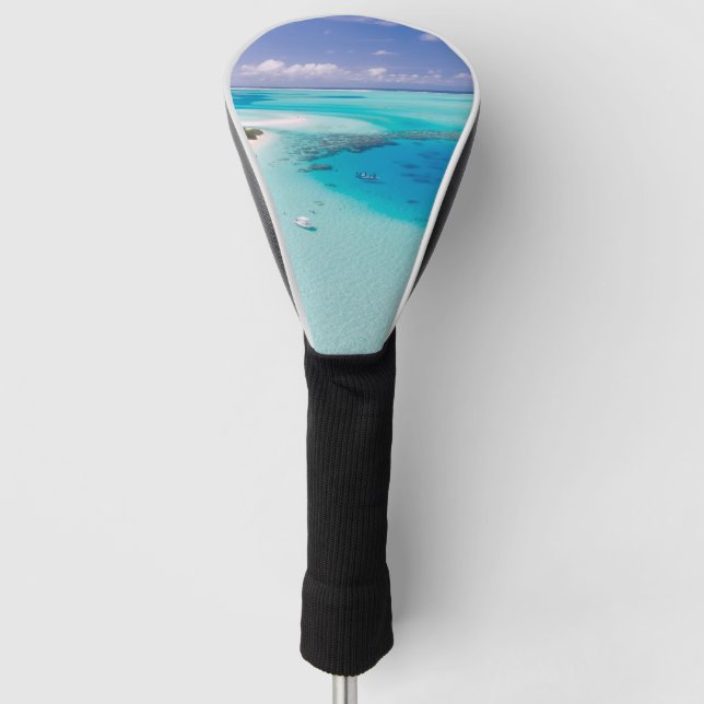 Tropical Beach Golf Head Cover (Front)