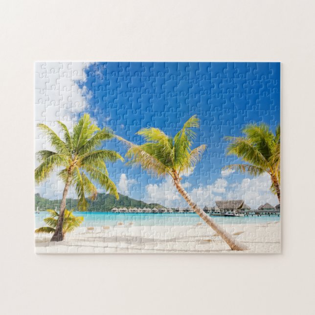 Tropical beach jigsaw puzzle (Horizontal)