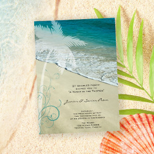 Tropical Beach Junior / Senior Prom Invitation