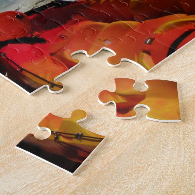 Tropical Beach Kayaks Puzzle (Side)