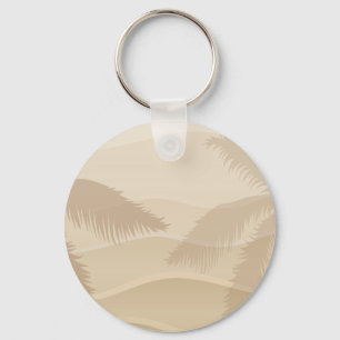 Tropical Beach Key Ring