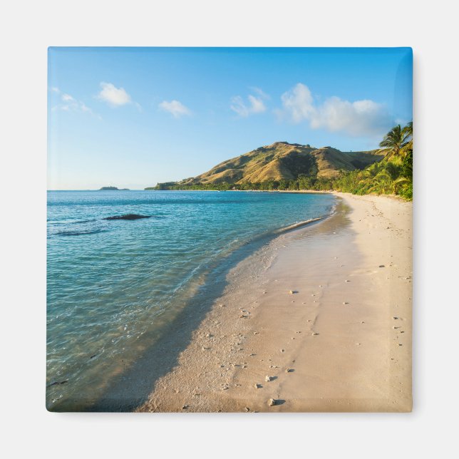 Tropical Beach Landscape, Fiji Magnet (Front)