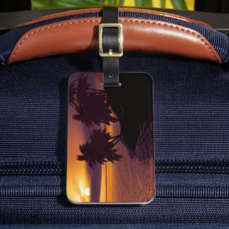 Tropical Beach Luggage Tag
