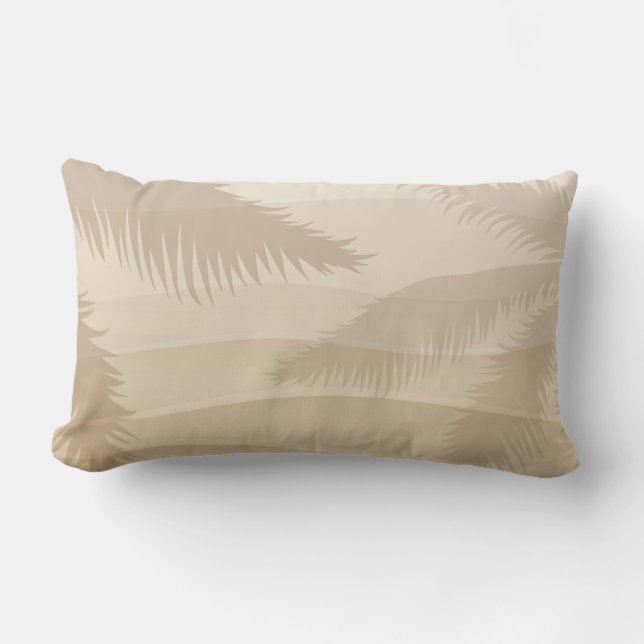 Tropical Beach Lumbar Cushion (Front)