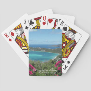 Tropical Beach Magens Bay St. Thomas, USVI Photo Playing Cards
