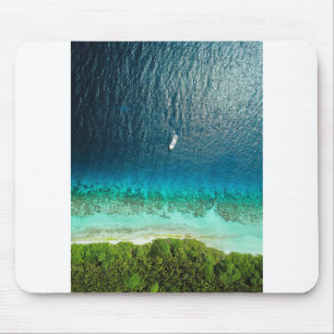 Tropical Beach Mouse Pad