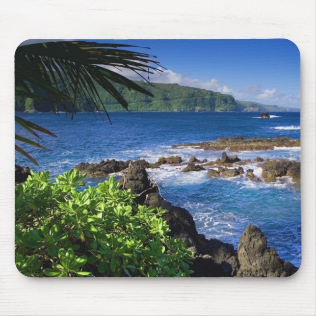 Tropical Beach Mouse Pad (Front)